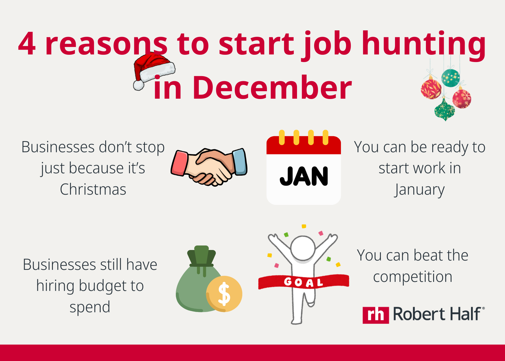 4 reasons to start job hunting in December